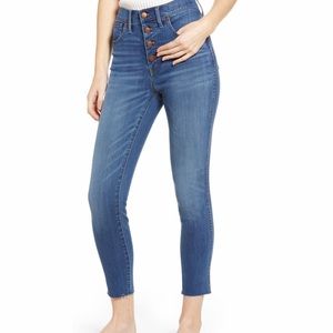 Madewell High Waist Crop Skinny Jeans
